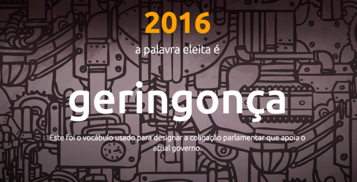 Woord van Jaar 2016 in Portugal: Krakkemikkig apparaat